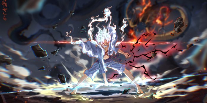 3840x2160 Monkey D. Luffy Gear 5 by GURANAT