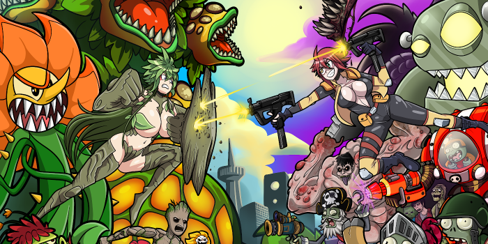 1400x1500 Plants Vs. Zombies: Ultimate Slugfest