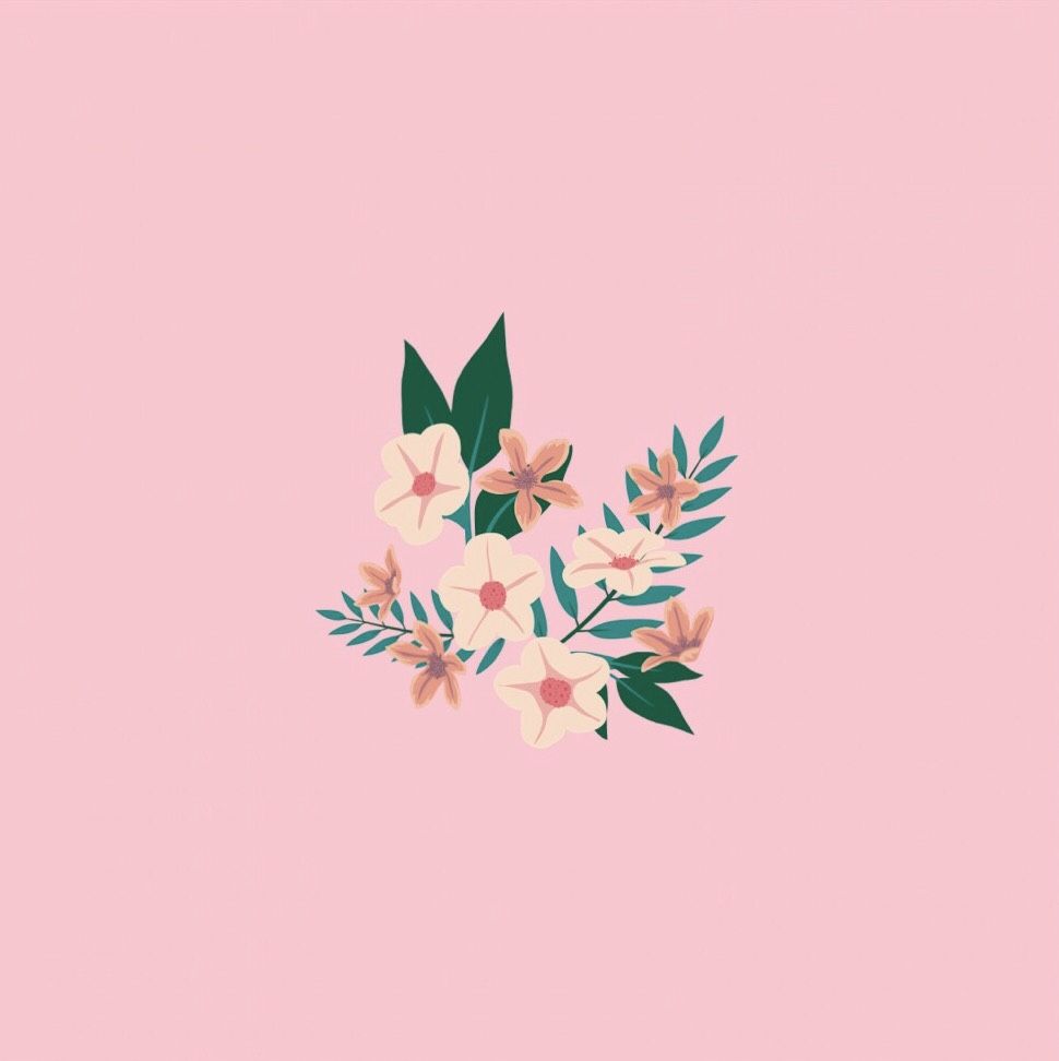 970x972 Cartoon flowers, Flower aesthetic