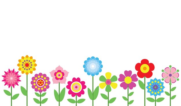626x365 Cartoon Flower Background Images - Free