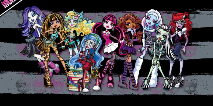1024x768 Monster High Ghouls wallpaper 1024x768