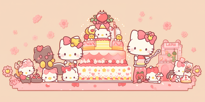 2563x1436 Hello Kitty Cartoon HD Wallpaper by patrika
