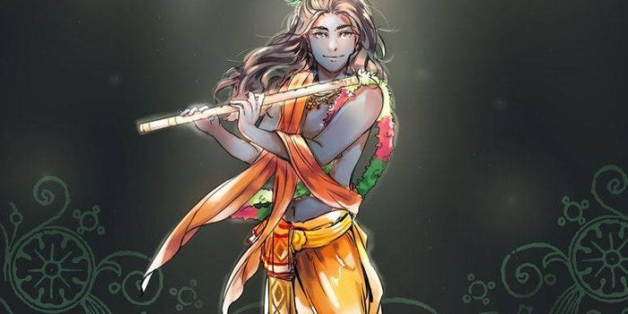 774x1032 Mahabharat's Lord Krishna in animated