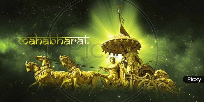 1600x900 Image of Mahabharat Sri Krishna Arjun