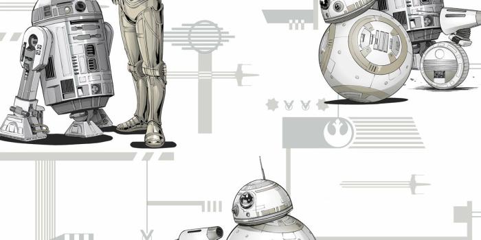 1200x1200 The Rise of Skywalker Droids Wallpaper