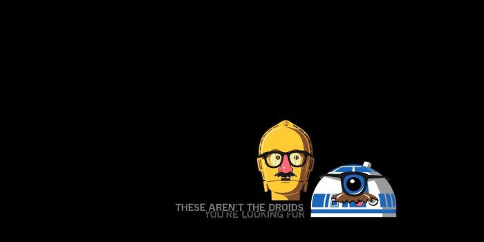 1920x1200 Star Wars droids wallpaper - Funny