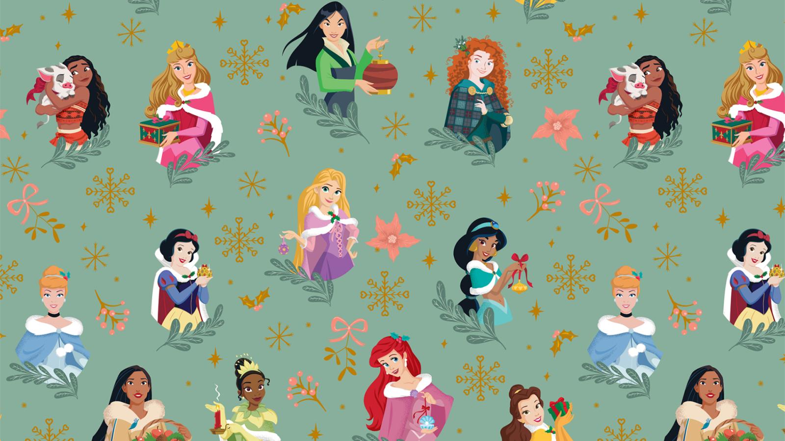1920x1080 Disney Princess Christmas Wallpapers