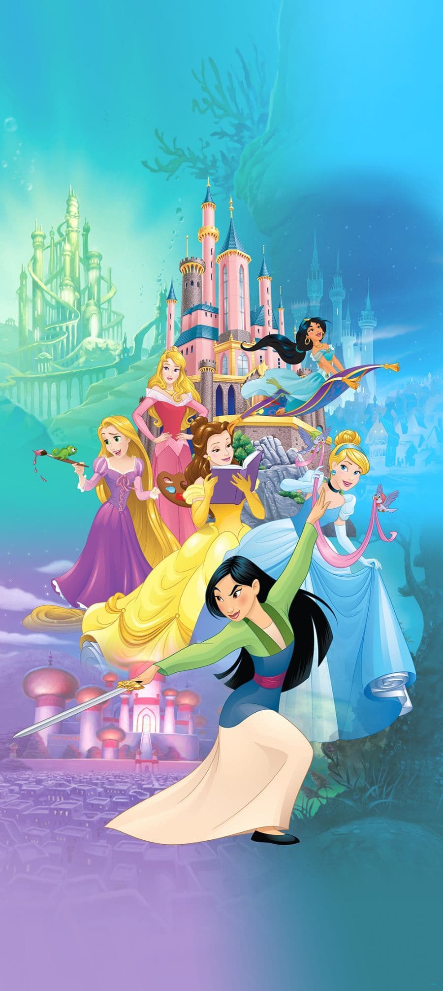 900x2012 Disney Princess Premium wall murals