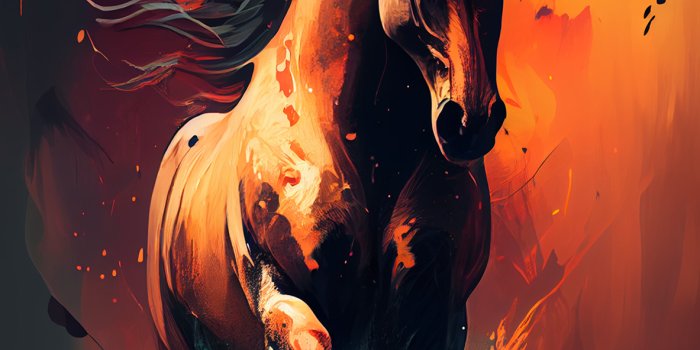 1183x2560 Aesthetic Horse Wallpaper for iPhone