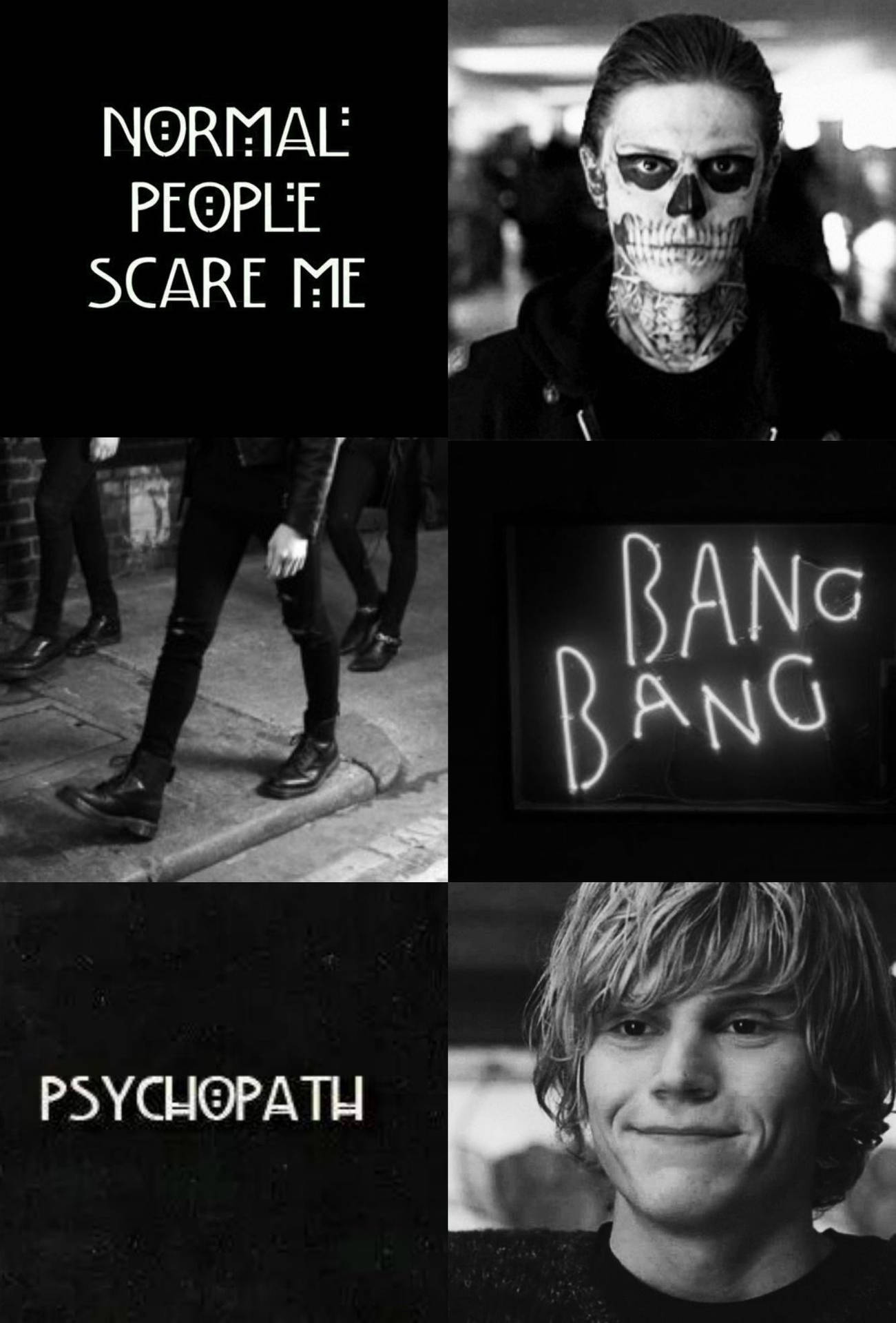 1301x1920 Download free Tate Langdon Psychopath
