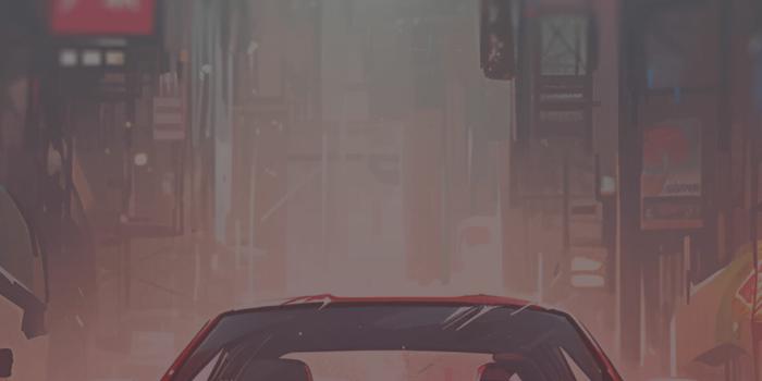 1181x2560 Street Racing Thrilling Red Car