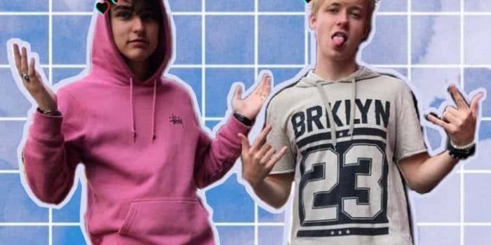 720x1280 Sam And Colby Get Together Wallpaper