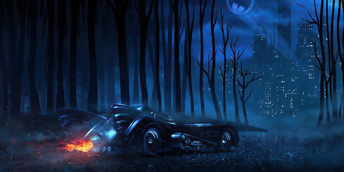 2880x1800 2880x1800 Tim Burton Batmobile Macbook