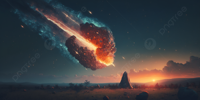 1200x675 Starry Sky Meteorite Dark Background