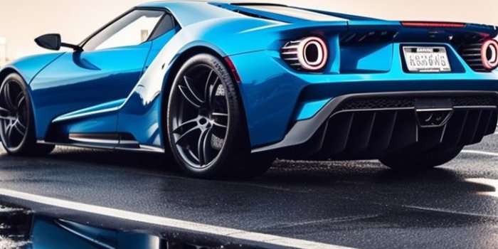 736x1592 Blue Ford GT Supercar Wallpapers - Ford
