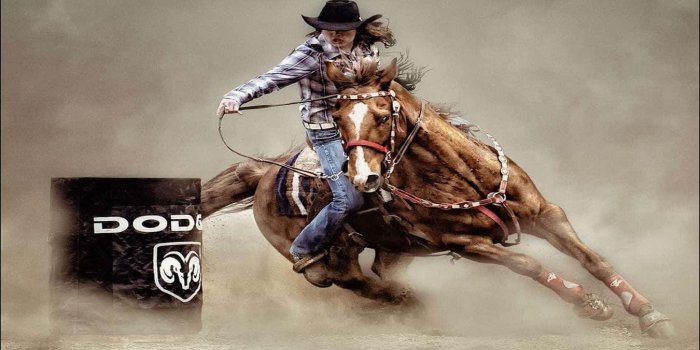 1350x950 classic American rodeo Wallpaper