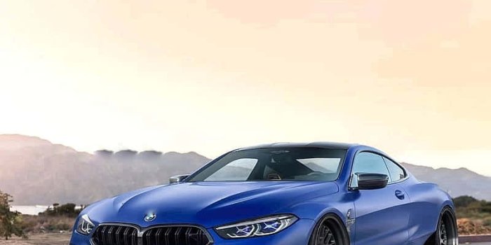 800x1397 Download Blue Bmw M8 4k Mobile By The