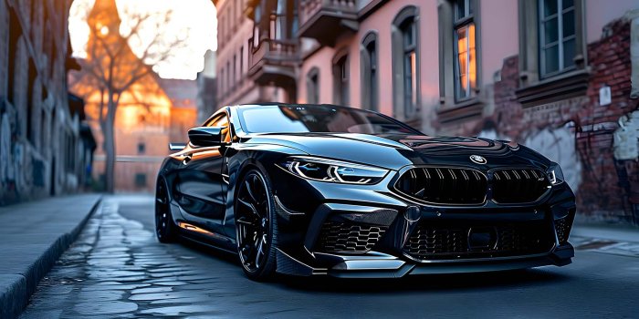 1536x864 Black BMW M8 Car Wallpaper - Download4K