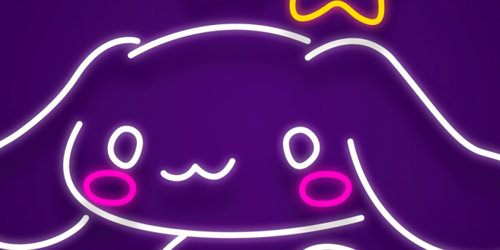 1080x1920 Cinnamoroll Wallpaper 4K, Neon, Purple