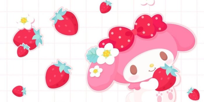 946x2048 CINNAMOROLL X STRAWBERRY WALLPAPERS
