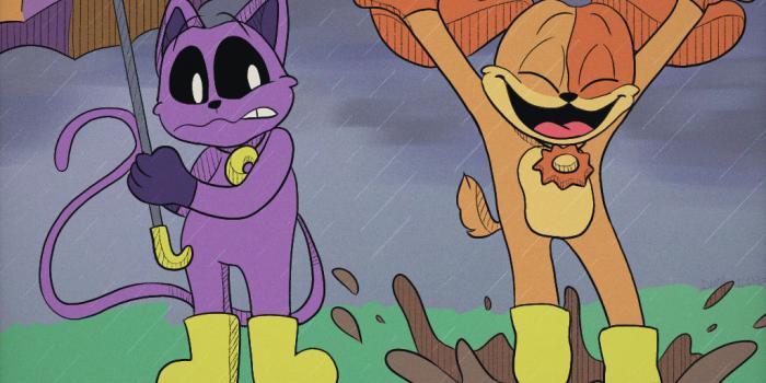 1024x768 Catnap Fan Art | DogDay (Poppy Playtime