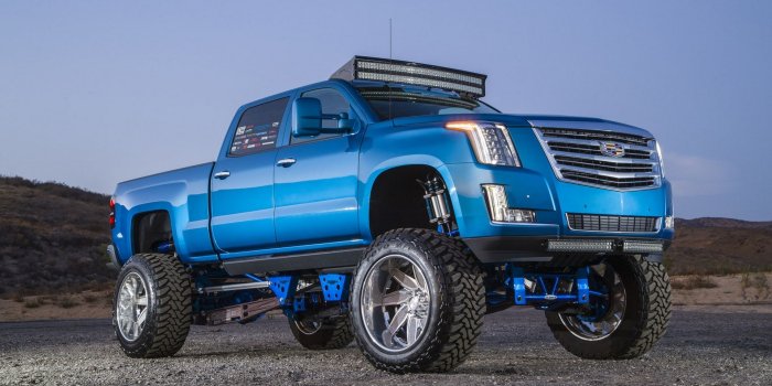 1920x1080 gm, blue, lifted, truck