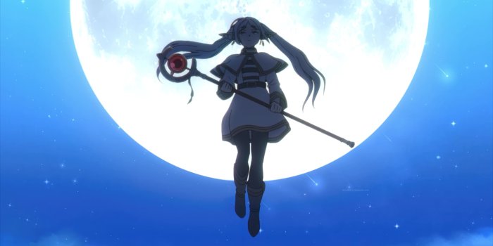 1920x1080 Moonlight Night Frieren: Beyond Journey