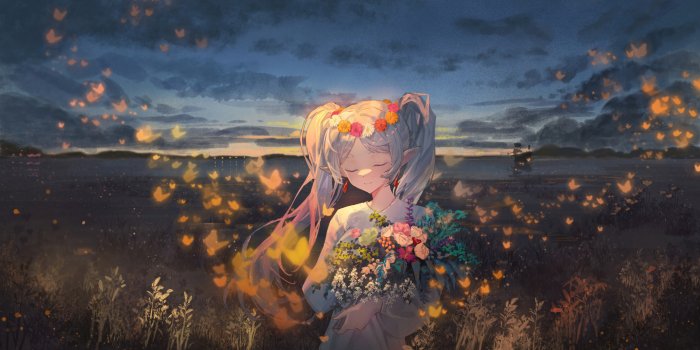 5120x2644 Frieren Beyond Journeys End Wallpaper