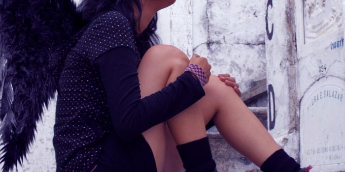 1152x1401 ALONE EMO GIRL | Emo wallpaper | Emo