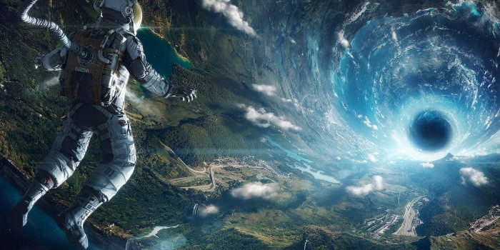 3200x1800 Black Hole Astronaut 4K Wallpaper • GamePhD