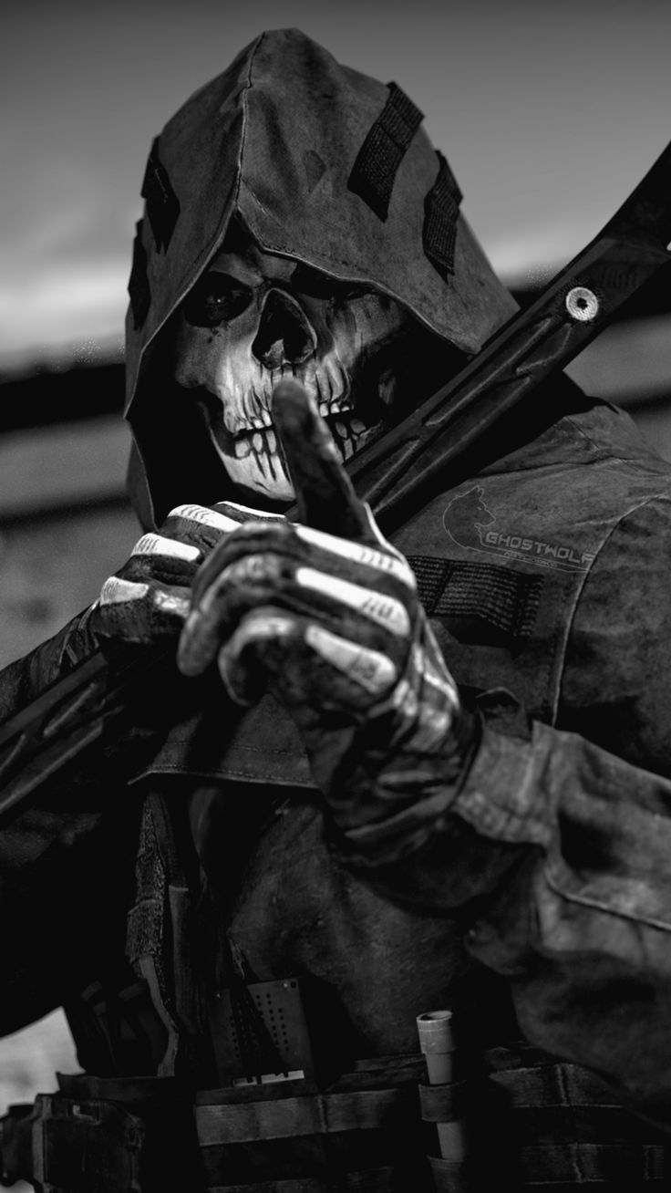 736x1308 Ghost in Evil Mode - Call of Duty