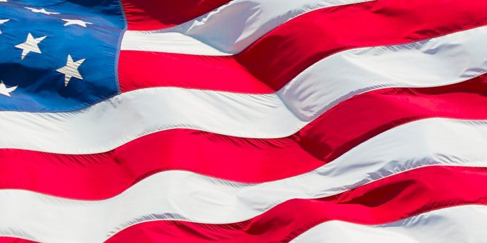 1284x2778 USA Wallpaper 4K, Blue Sky, American flag