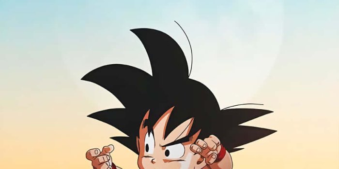 887x1920 100+] Kid Goku Backgrounds | Wallpapers.com