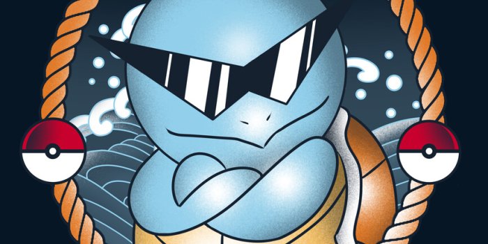867x1300 Squirtle Squad Wall Mural | Buy online