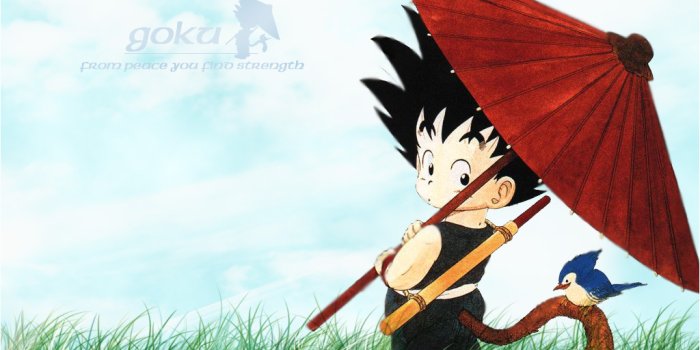 1024x768 Kid Goku - Wallpaper and Scan Gallery
