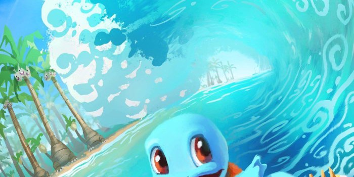 1124x1738 Surfing Squirtle Art Print - Etsy