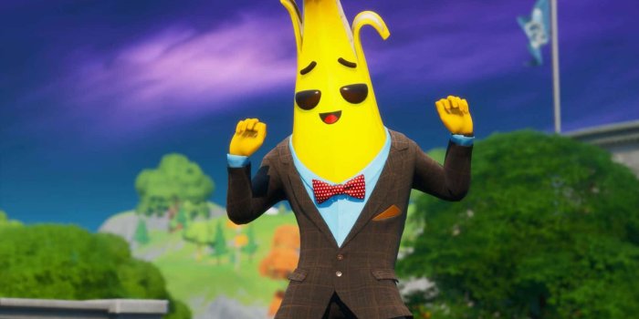 1709x900 100+] Fortnite Peely Wallpapers