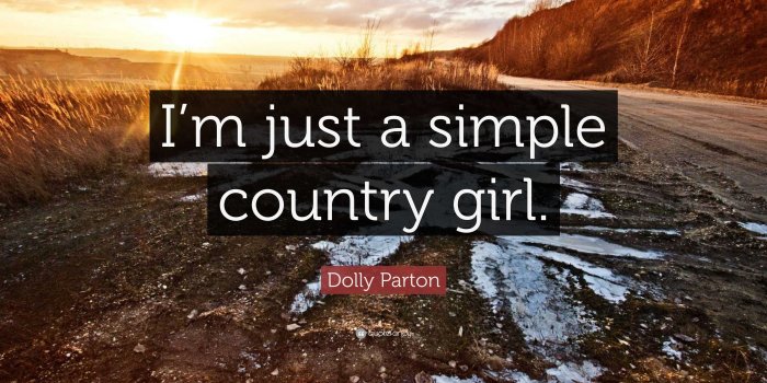 3840x2160 Dolly Parton Quote: “I'm just a simple
