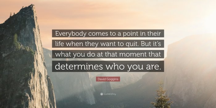 3840x2160 David Goggins Quote: “Everybody comes