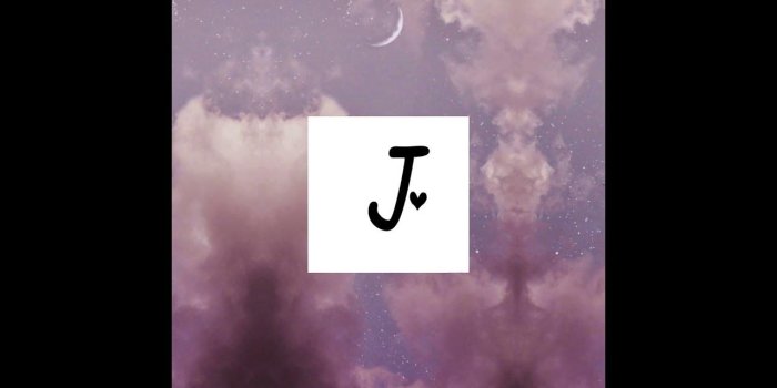 1280x720 Wallpaper with the letter j