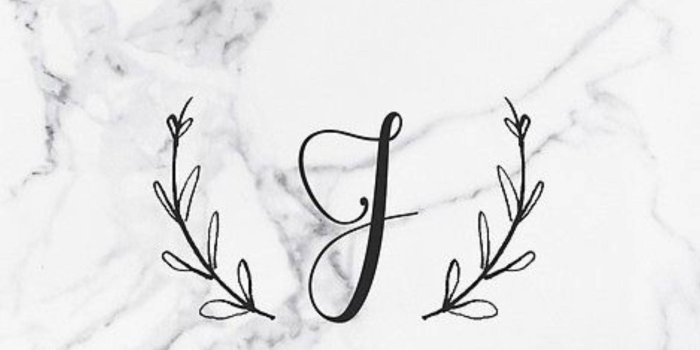 1920x1080 Download free Letter J Monogram Marble