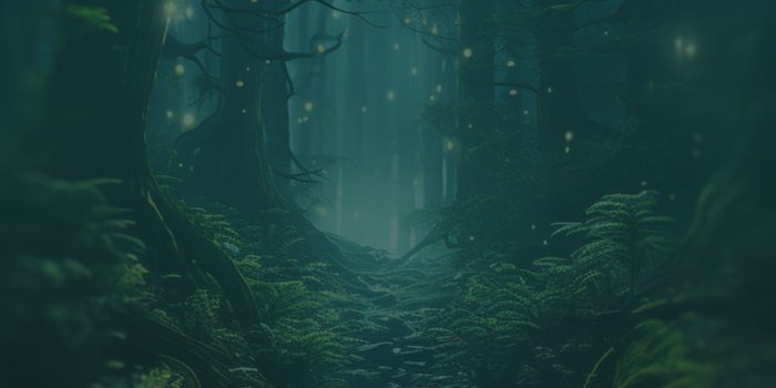 1183x2560 Night Magic Forest Art Wallpapers