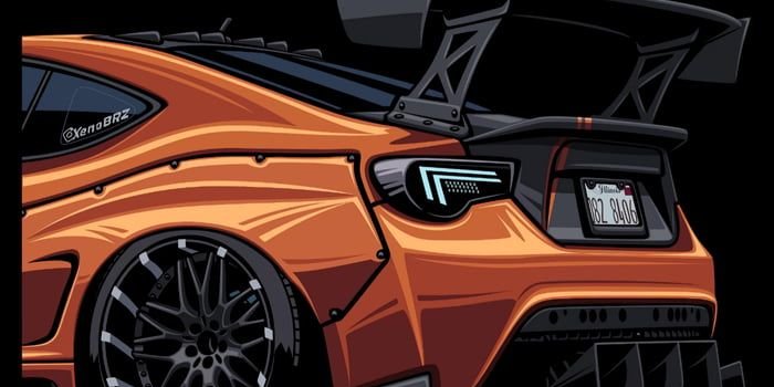 700x1439 Subaru BRZ (1440x2960) - Wallpaper