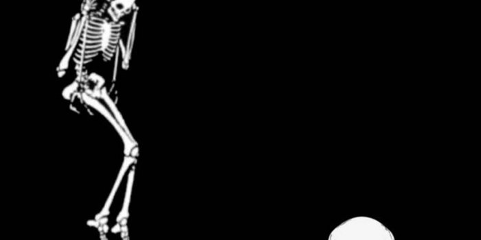 1080x1920 Sad And Happy Skeletons Wallpaper