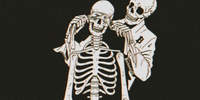 736x1305 Skeletons wallpaper aesthetic, Skull