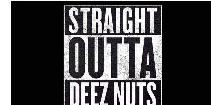 1024x768 Straight Outta Deez Nuts Wallpaper