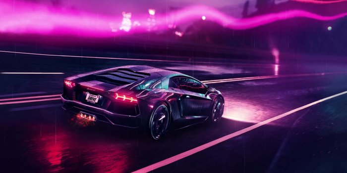 1920x1080 Lamborghini Aventador In Rain Live