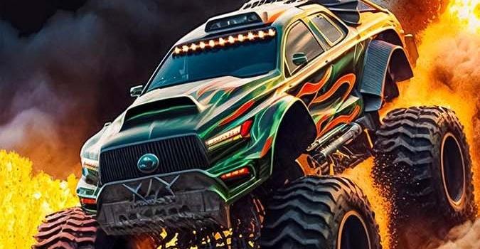 675x1200 Monster Truck iPhone Wallpaper HD