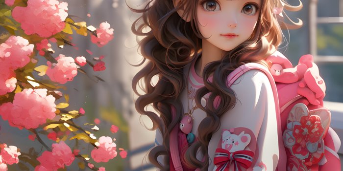 2048x2048 Cute Child Girl Anime Ultra HD Desktop