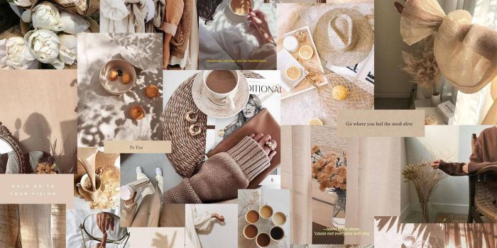 1440x1024 Download Girl's Day Out Beige Aesthetic